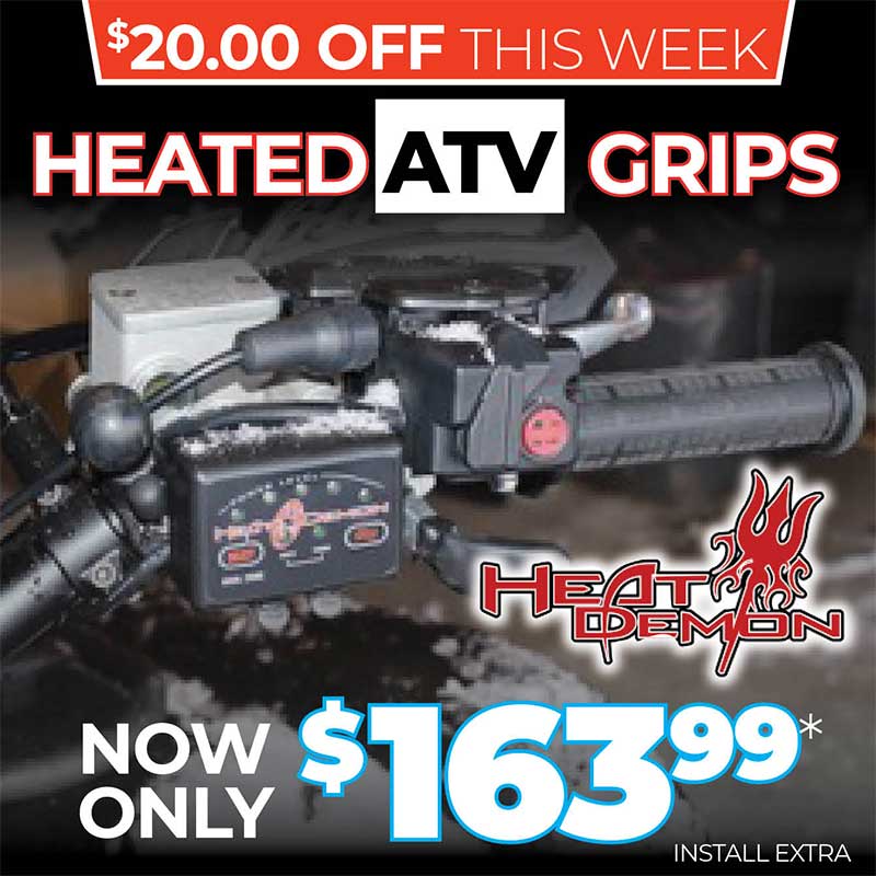 Heated ATV Grips for sale in Cedar Creek Motorsports