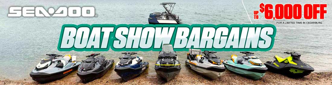 Milwaukee Boat Show sea-doo jestski waverunner for sale deals nearby Wisconsin