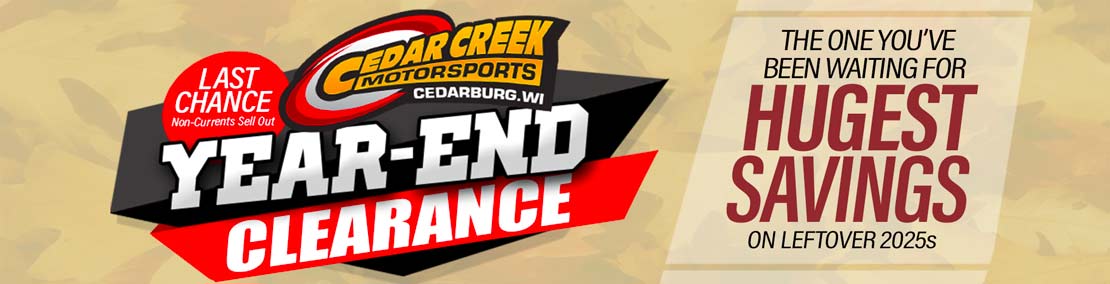 Year End Clearance 2025 UTV ATV Snowmobile Dirt Bike sale in Cedarburg near Milwaukee, WI