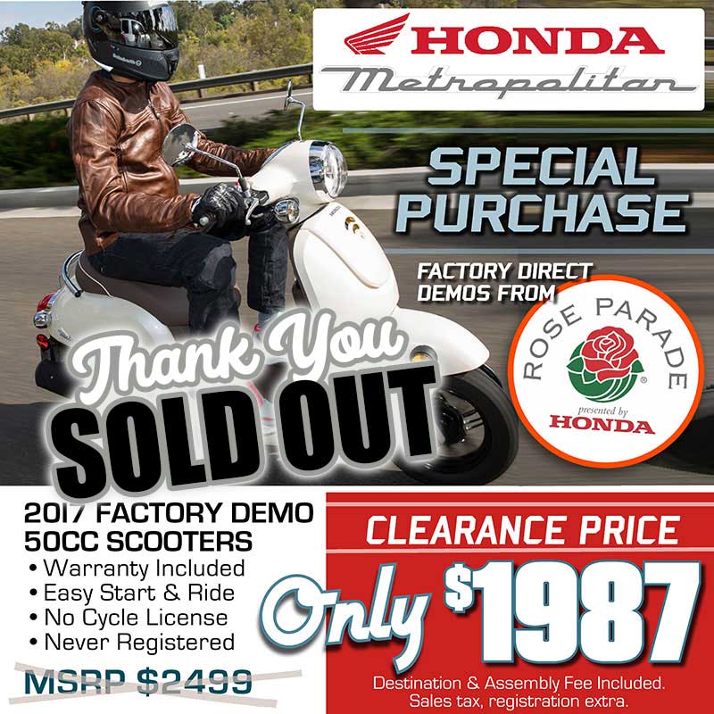 Honda&reg; Scooter For Sale