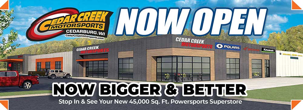 Now Open on Cedar Creek Motorsports