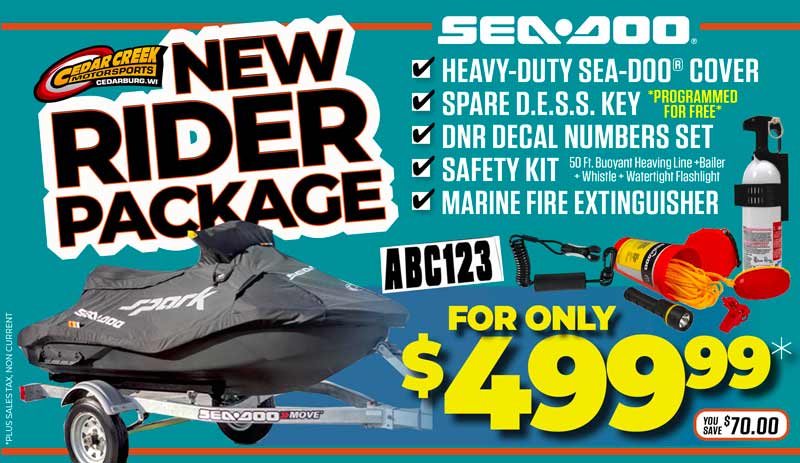 Sea-Doo Spark Trixxx GTI RXP-X GTR PWC Cover Fire Extinguisher Safety Kit Sale